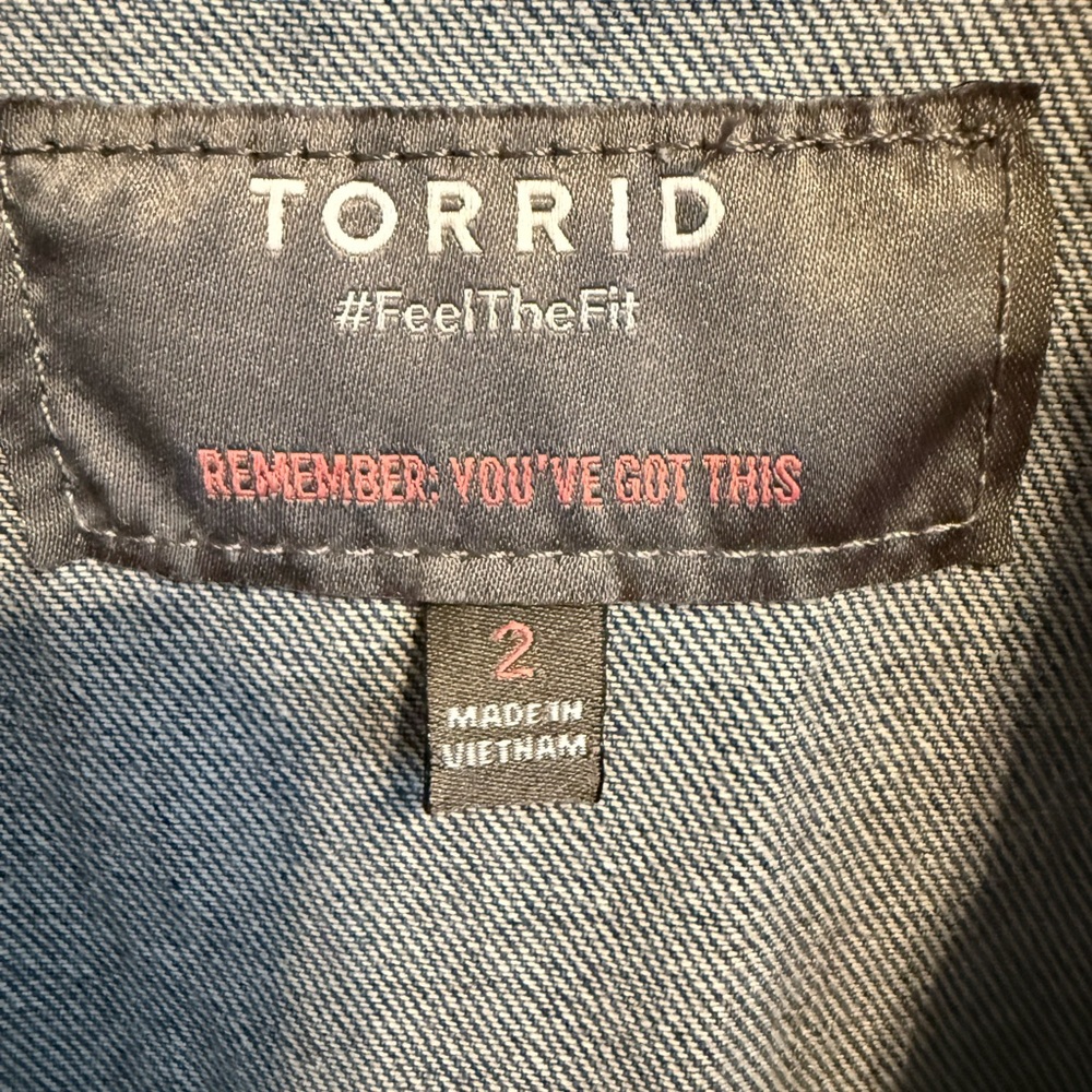 Torrid Blue Denim Jacket - Picture 6 of 9